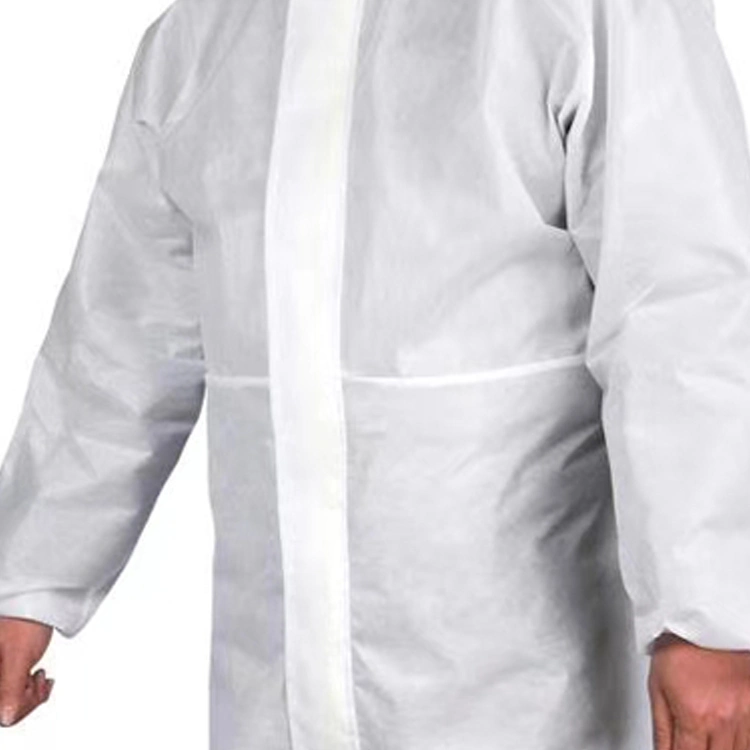 PP+PE SMS White Safety Protective Waterproof Protective Clothing