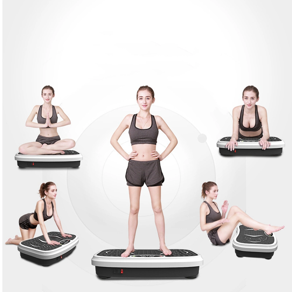 Black Vibration Plate Exercise Machine Body Shake Exercise for Adult