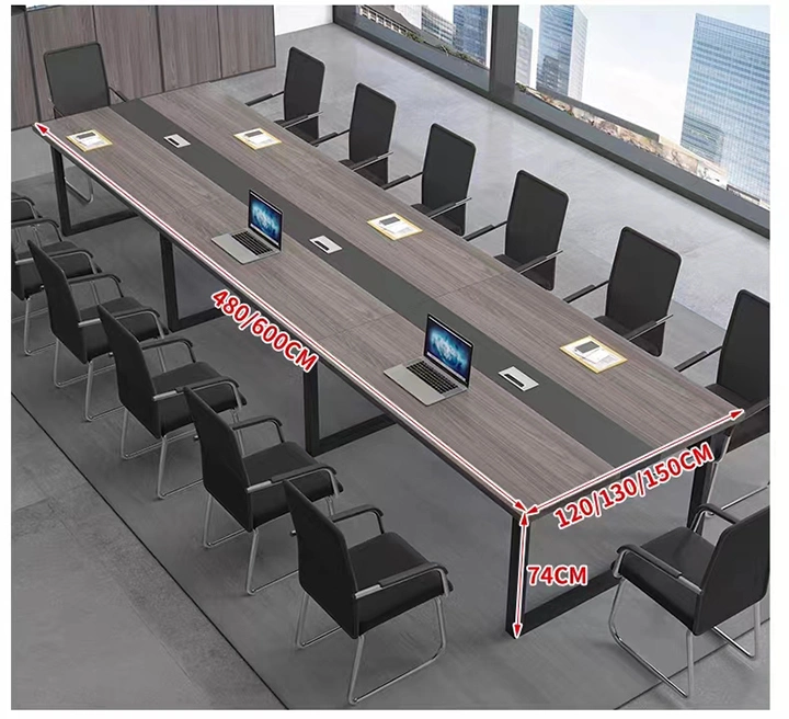 Modern Wood Conference Desk 10 Seats and More Large Meeting Table Conference Table Wooden Office Partition Furniture