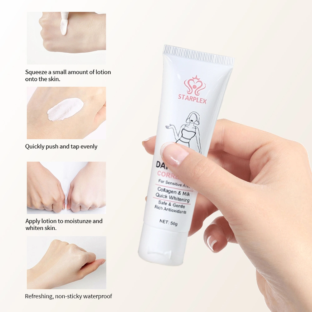 Wholesale/Supplier Private Label Underarm Brightening Anti Dark Spot Vitamin Natural Skin Whitening Body Lotion