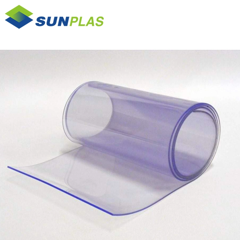 Comercio al por mayor transparencia de buena calidad panel duro brillante hoja de plástico rígido de rollo de PVC