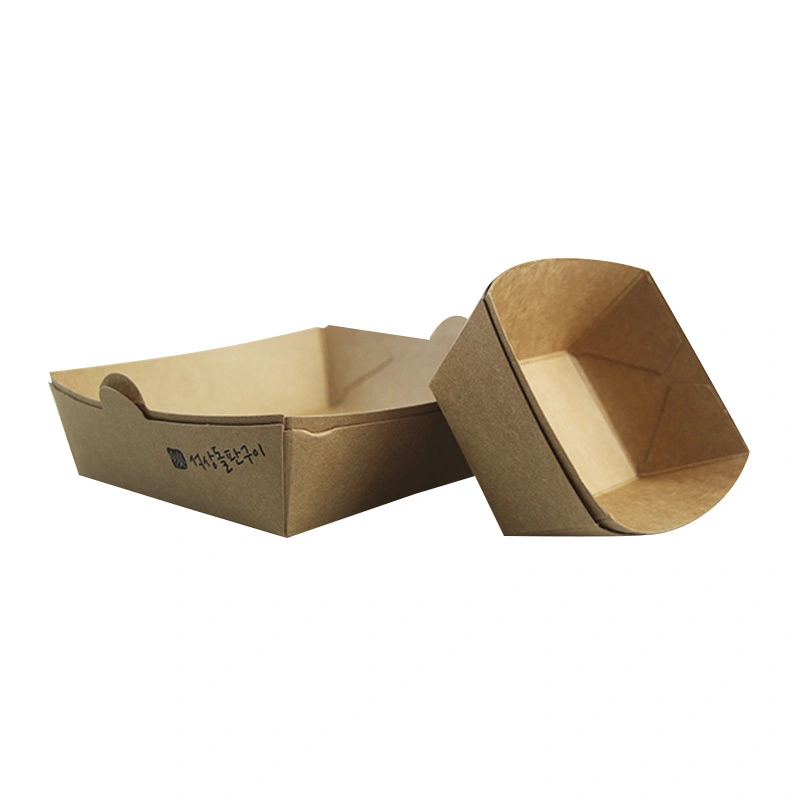 Wholesale/Supplier Disposable Kraft Cardboard Paper Food Tray Food Trays Games Event Supplies