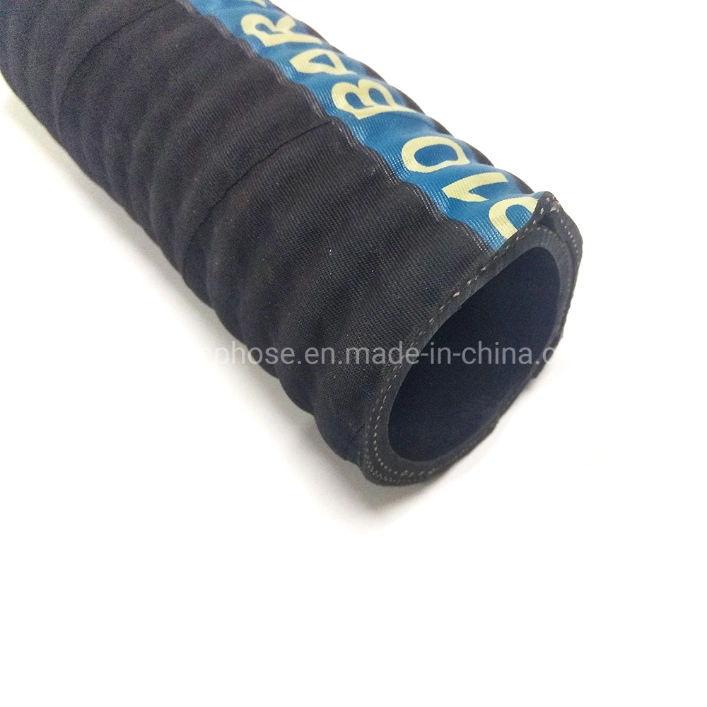 Nr & SBR Synthetic Black 1 2 3 Inch Flexible Water Pump Rubber Suction Hose with High Tensile Helix Steel Wires