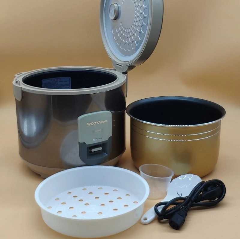 Electrical Appliance of Rice Cooker with Double Non Stick Coating Aluminium Pot and Keep Warm Heating Plate