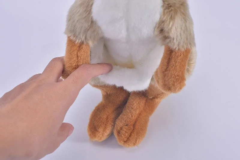 Soft Kangaroo Plush Toy Cute Stuffed Animals Kangaroo Doll Simulation Doll Children's Day Gift