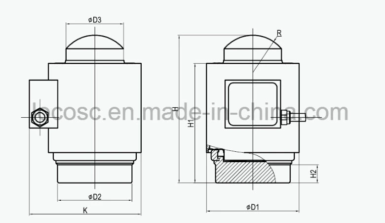 High quality/High cost performance  C3/D1 High-Precision Mini Weight Compression Sensor