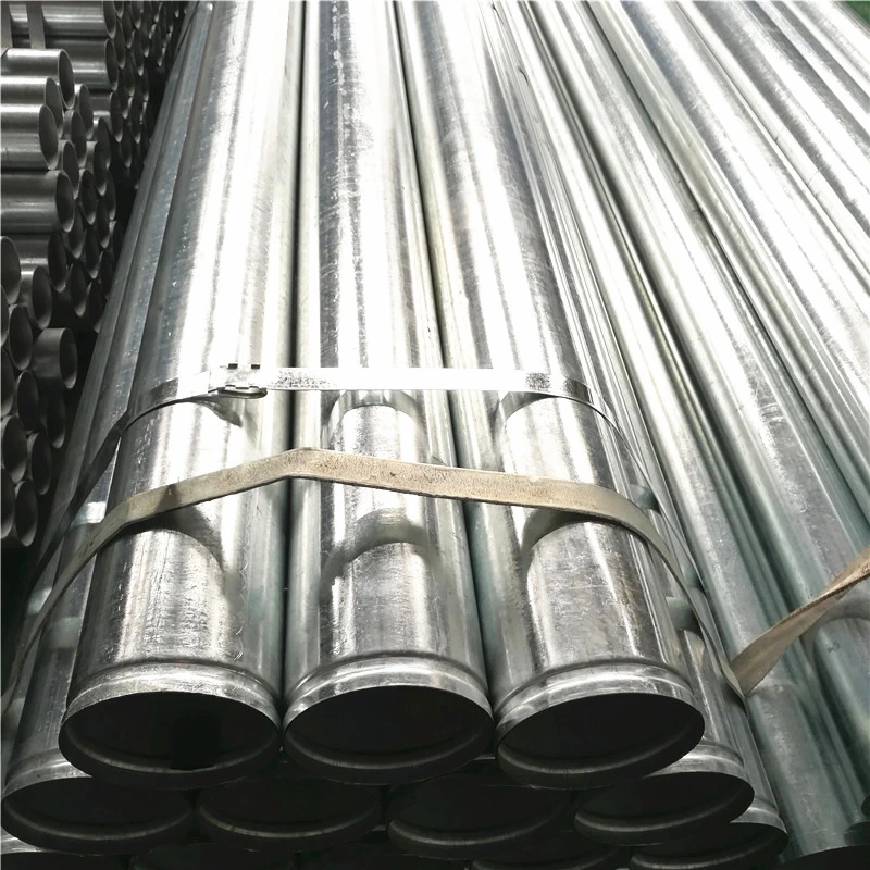 Tubo Galvanizado de Acero Dulce Estandar ASTM A53 A500 Sch40 Sch80