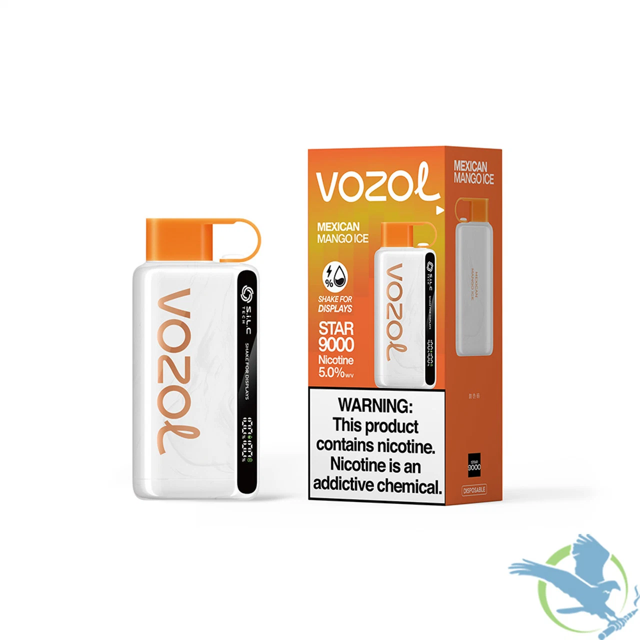 Nouveau Vozol Neon 10000 Bar Gear Star 9000 12000 Bouffées Maskking Randm Tornado 7000/9000 Jetable en Gros Pod E Hookah Vape E Hookah