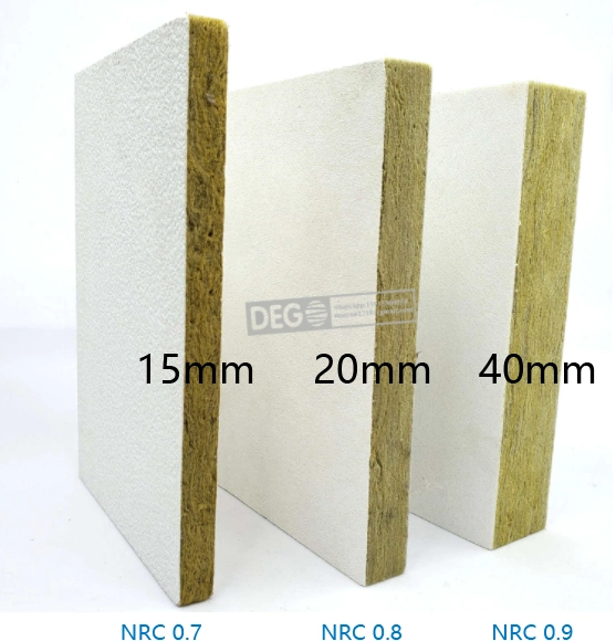 600mm Acoustic Ceiling Tile Sound-Absorbing Rockwool Ceiling Panels