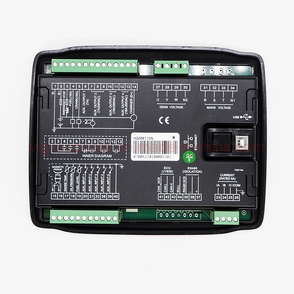 Hgm6120n precio Smartgen Panel de control de grupo electrógeno 6120n controlador generador