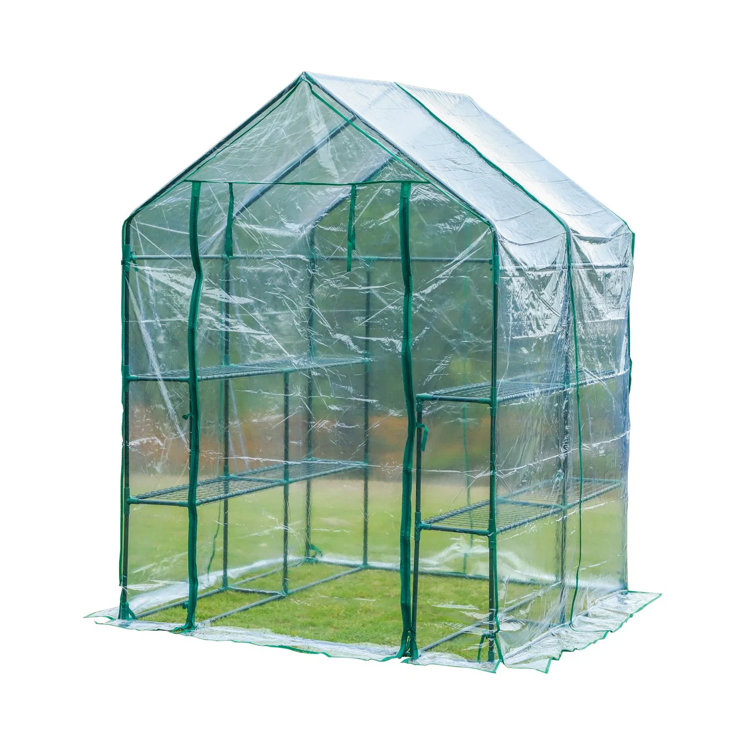 Garden Greenhouse Waterproof Transparent PVC Cover Plant House Outdoor Walk-in Greenhouse