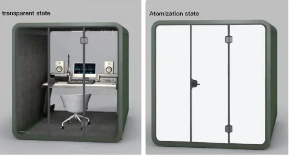 Salle de piano d'activité de négociation de la cabane de diffusion Cabinlive insonorisées insonorisées Pod le travail de bureau de poste de travail de bureau