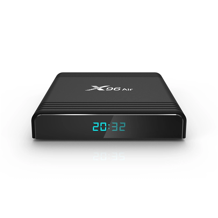 Nouvelle arrivée X96 Air Smart TV Box Amlogic S905X3 4 Go et 32 Go 64GB Android 9.0 TV Box 1080P 4K 60fps 2.4G &amp;5.0 Set Top Box Stick WiFi