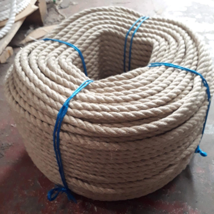 3/4strand Natural Color Sisal/ Hemp/Manila Rope