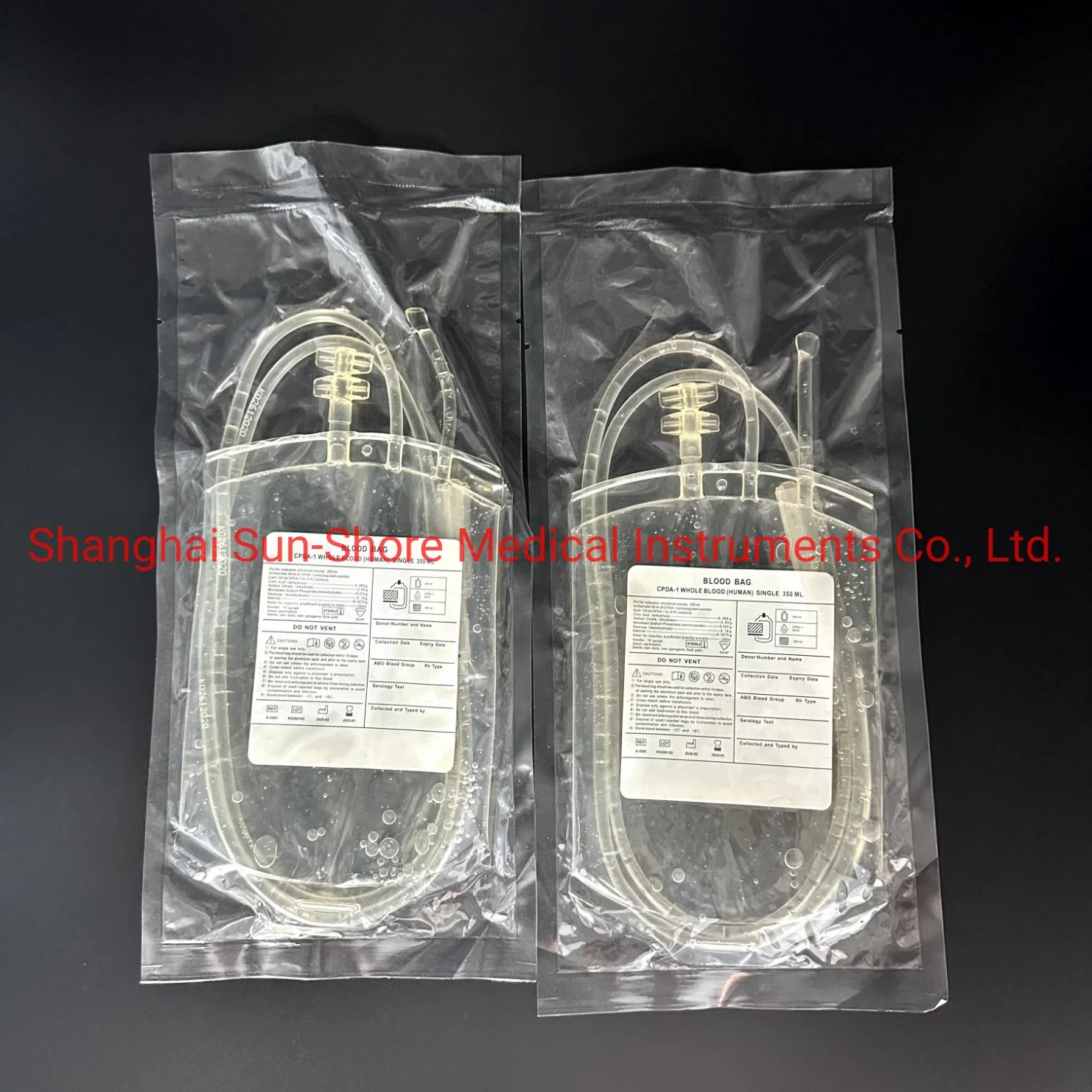 Disposable Single Double Medical Blood Transfusion Collect Bag Factory Price