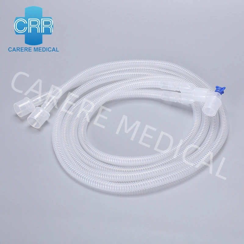 Nuevo producto CE mejor vendedor suministros de equipos médicos de buena calidad Equipo hospitalario Anestesia Corrugated Circuit desechable utilizado con CE y. ISO