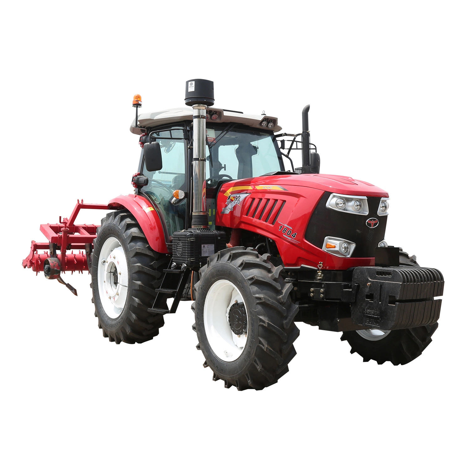 Maquinaria agrícola Tractor agrícola impulsado a las 4 ruedas 185 /220 CV de potencia del tractor para remolque, lanza