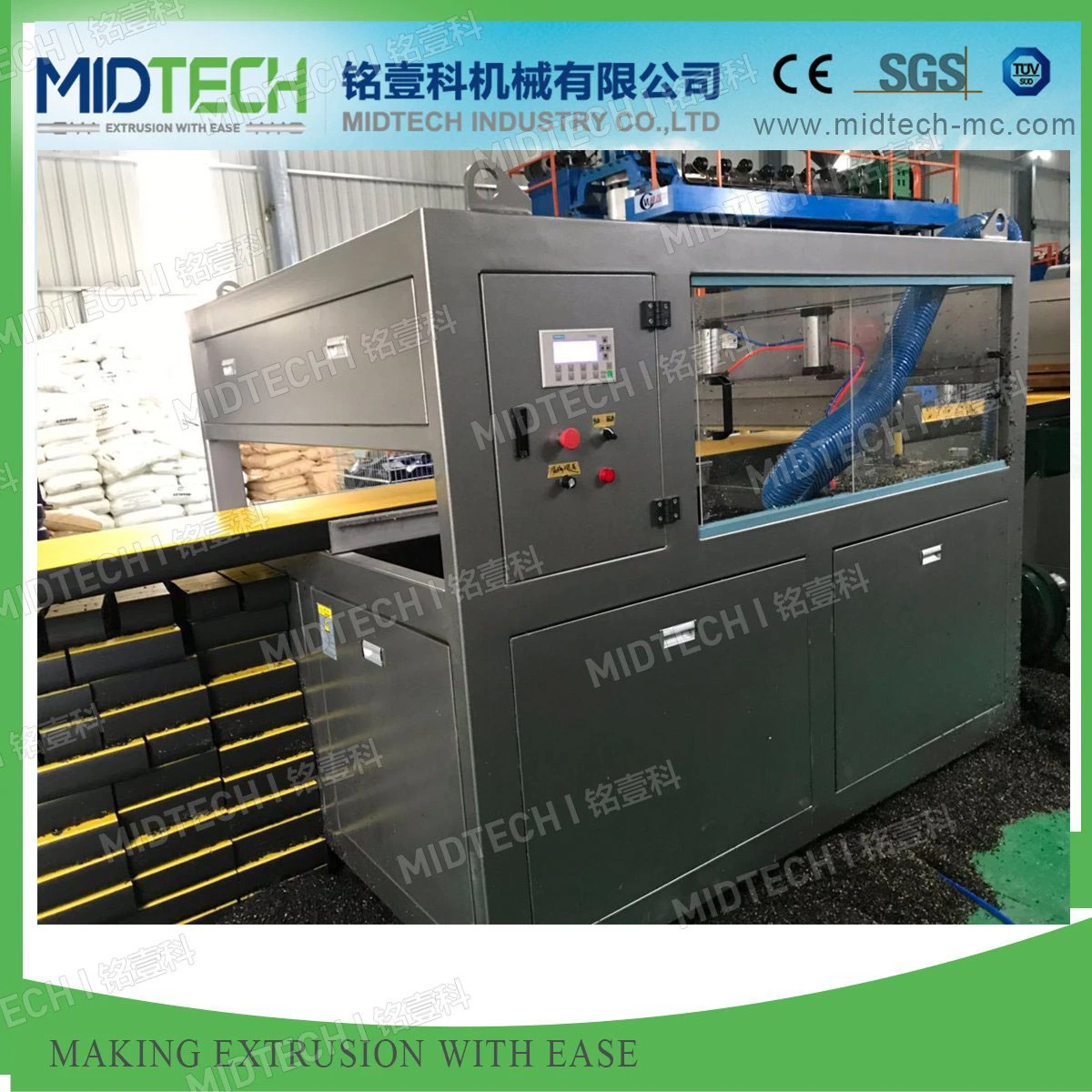 (Midtech Industry) Plastic Foam PE/HDPE Fishing Raft Hollow Board Extruding Equipment Price