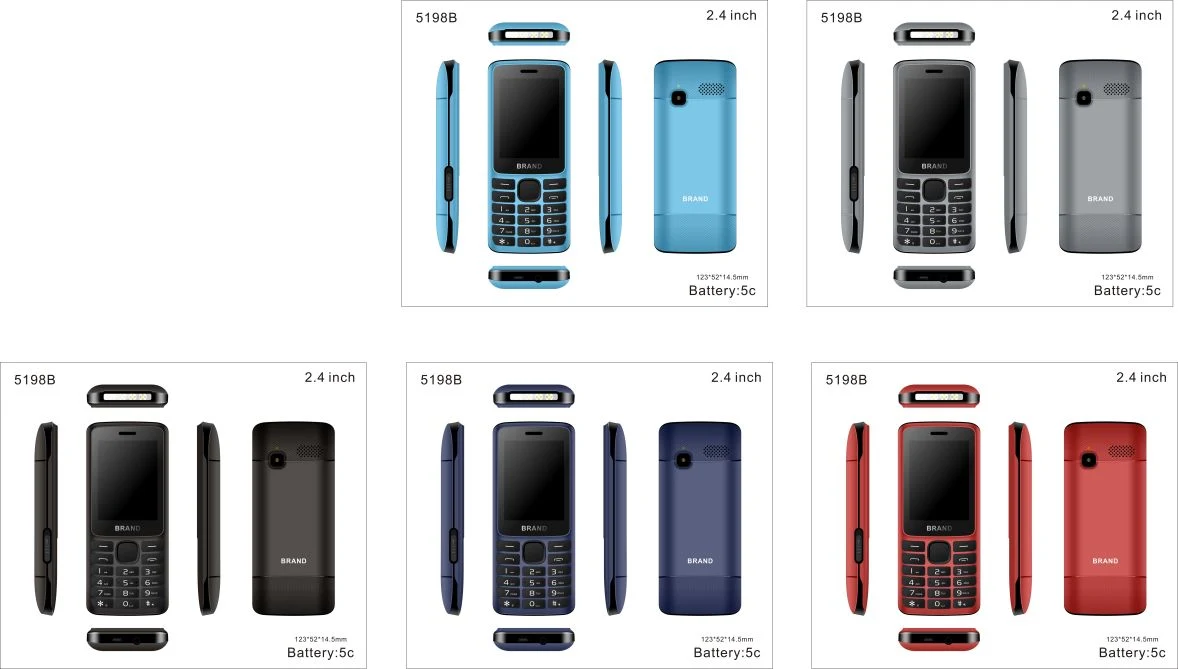 Small Size 3G Feature Mobile Phone Color Optional Support OEM/ODM