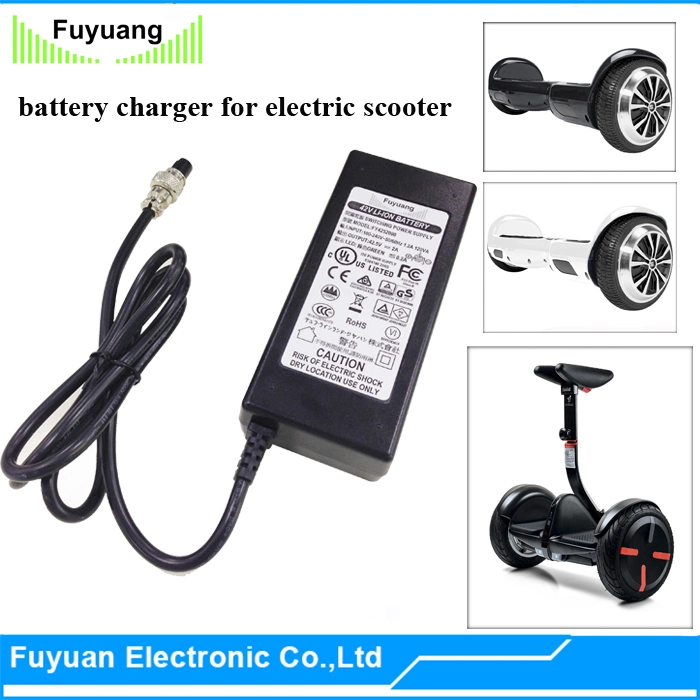 RoHS Approved 42V 2A Electric Balance Scooter Charger