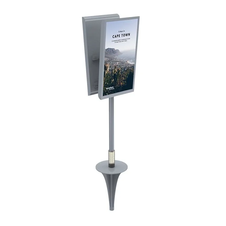 32 Inch Indoor Lamp Column LCD Advertising Player with USB Charging Device