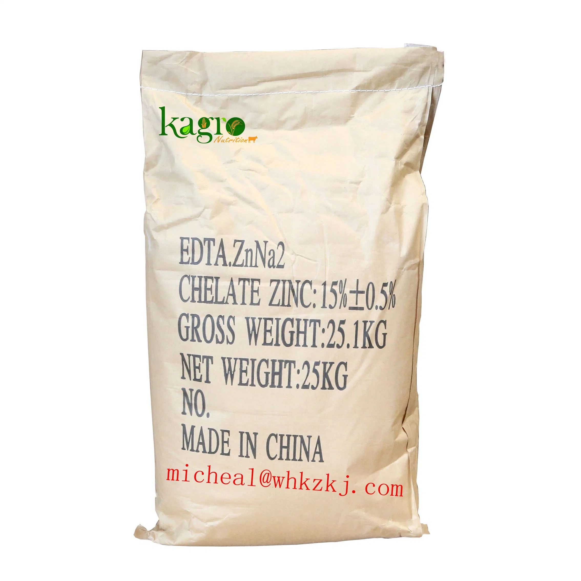 Precio de fábrica EDTA Zn CAS 14025-21-9 fertilizante de boro