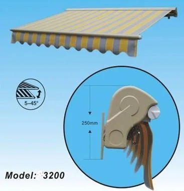 100% anti-UV auvent rétractable de la cassette pour la fenêtre (B3200)