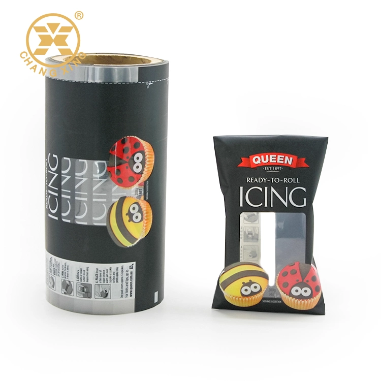 Food Grade Plastic Packaging Roll Film for Snack Cake Automatic Packaging Film