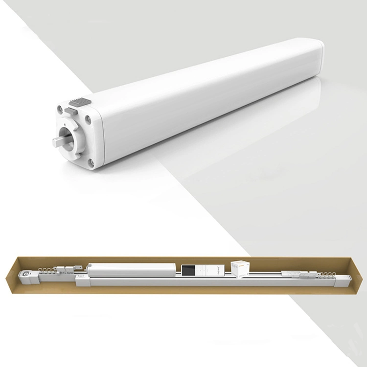 Factory Wholesale/Supplier Electric Motor Ceiling Mount Curtain Rail Track with Remote Controlling