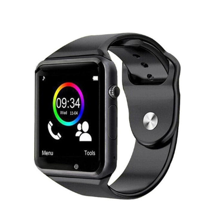 Wholesale/Supplier High quality/High cost performance  Colorful SD Card Camera Bt Mobile Phone A1 Smartwatch with SIM Card for Android Ios Cell Phone