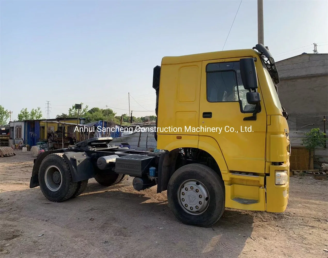 4X2 de la tête de chariot HOWO utilisé le tracteur chariot 371HP Prime Mover