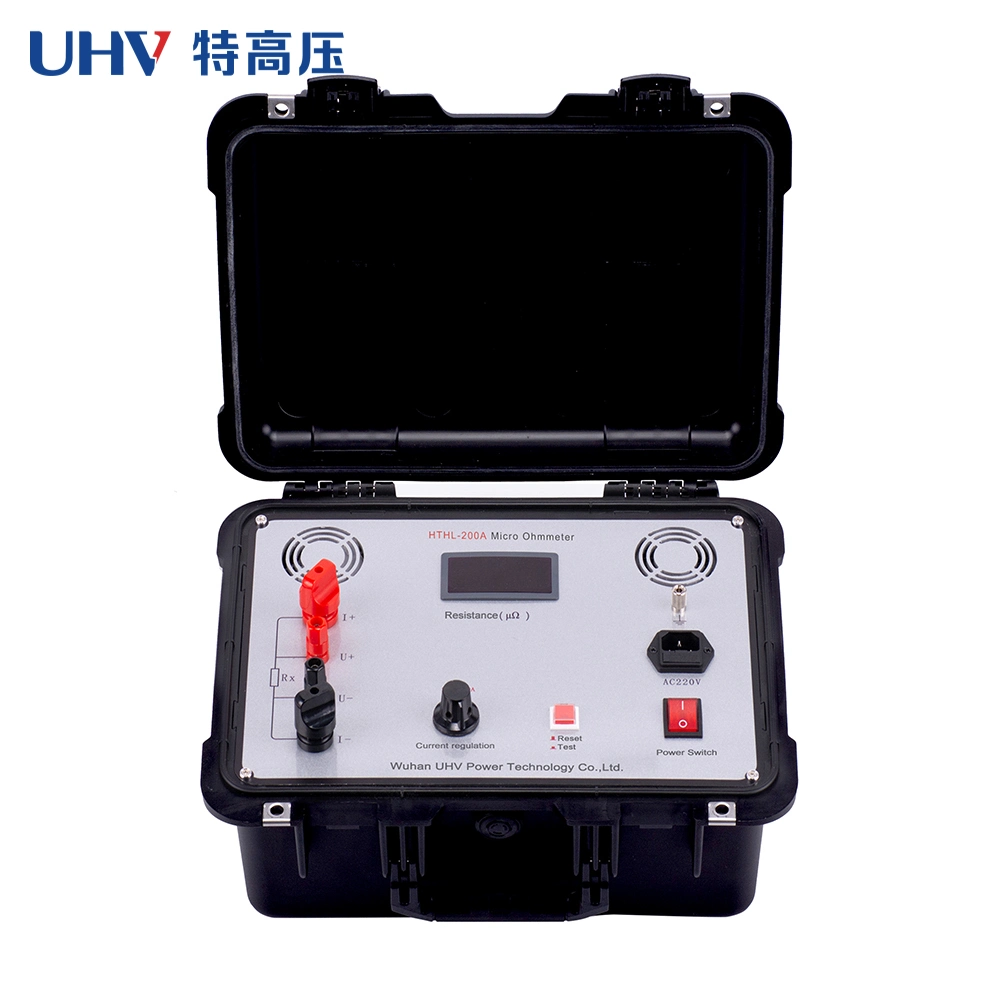 Hthl-200A Hv Switch Resistance Test 200A Contact Resistance Test Set