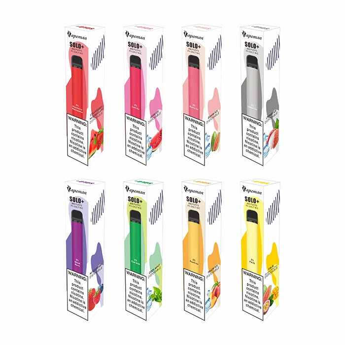 Wholesale/Supplier I Vape Vapeman Solo Plus 800 Puffs Disposable/Chargeable Vape Pen