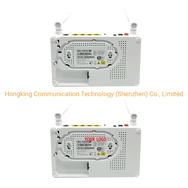 Gpon ONU Ont F660 V8.0 V8 FTTH WiFi 1ge 3fe USB VoIP USB Triple Play Service Optical Network Terminal