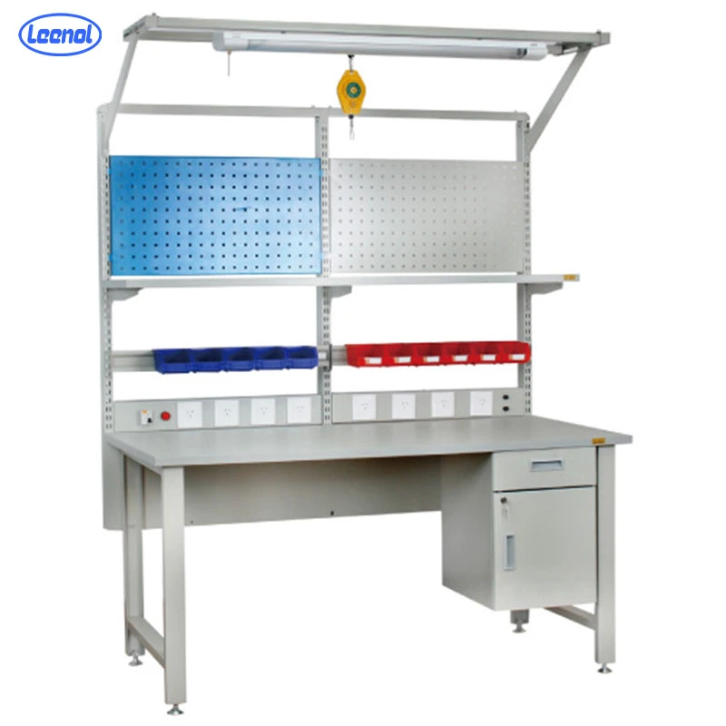 Leenol Industrial Drawer Work Tables ESD Modular Electric Workbench Anti-Static Workbench