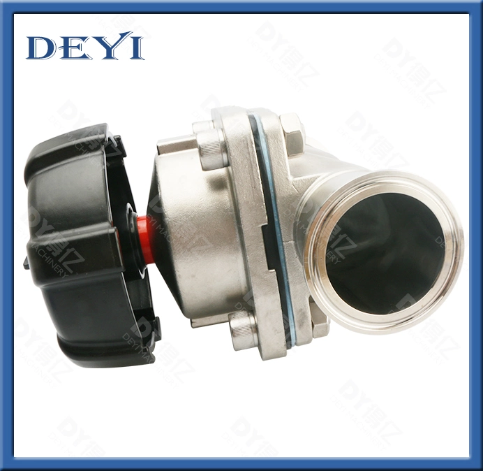 Deyi Sanitary Stainless Steel Diaphragm Valves and Pipe Fittings Good Price