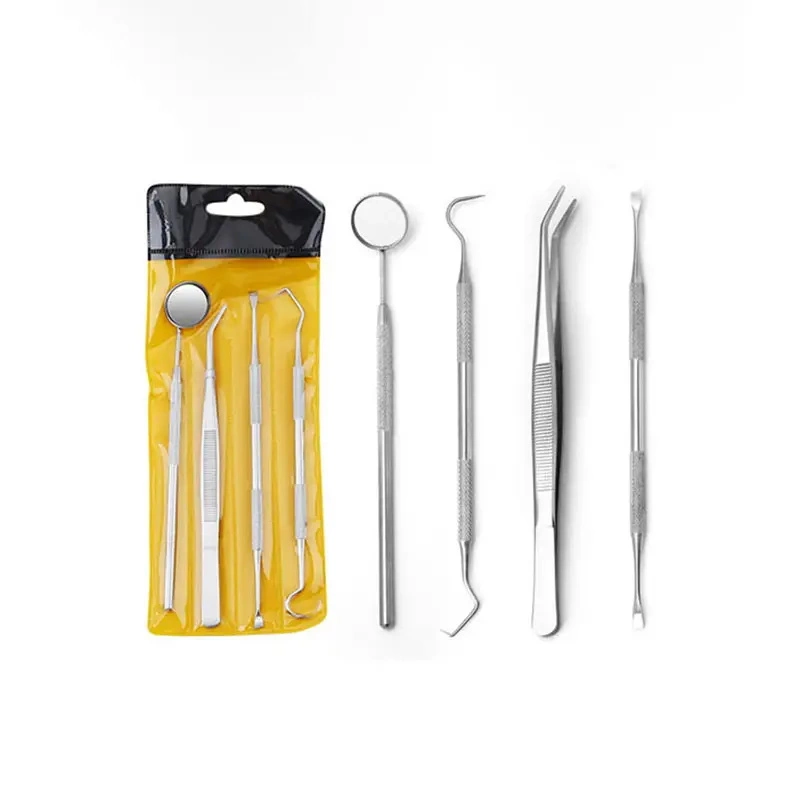 High Quality Dental Clinic Consumables Stainless Steel Dental Examination Kit Tools Instruments