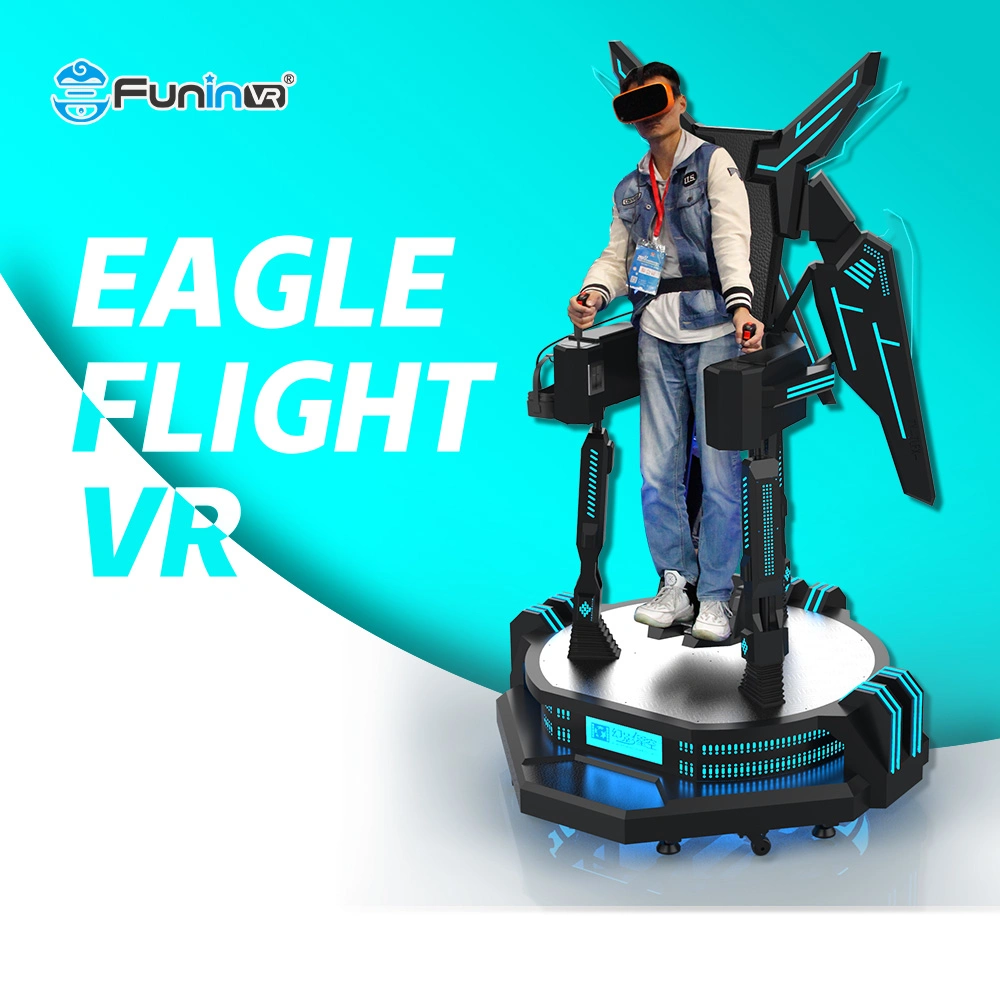 9D VR Eagle Flight VR Themenbereich Vergnügungspark