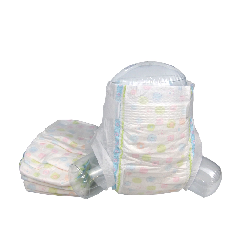 New Style Velvet Magic Tapes and Breathable Film Baby Diaper