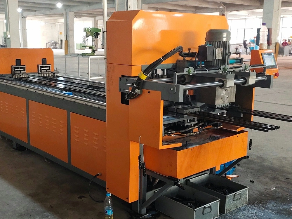 Automatic Pipe Hole Pressing Cutting and Punching Machine for Greenhouse Fastenings