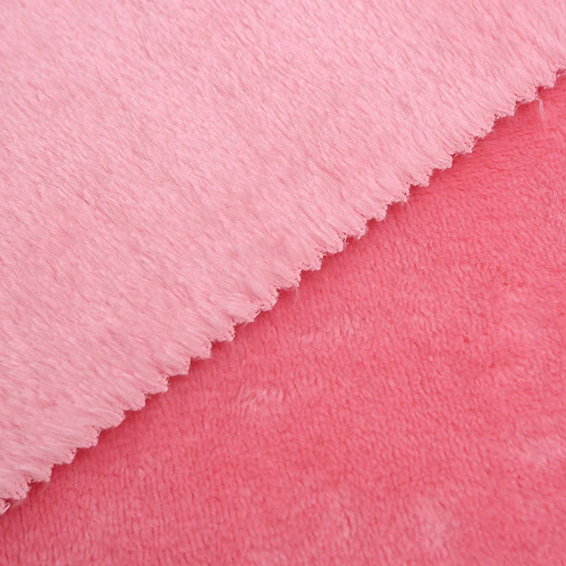 Wholesale/Supplier Super Soft 100%Polyester Pure Color Flannel Fleece Fabric for Blanket Bedding