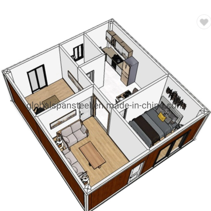 Luxury Prefabricated Wooden Prefab Modular Caravan Modular Container Living House with Mobile Toilet