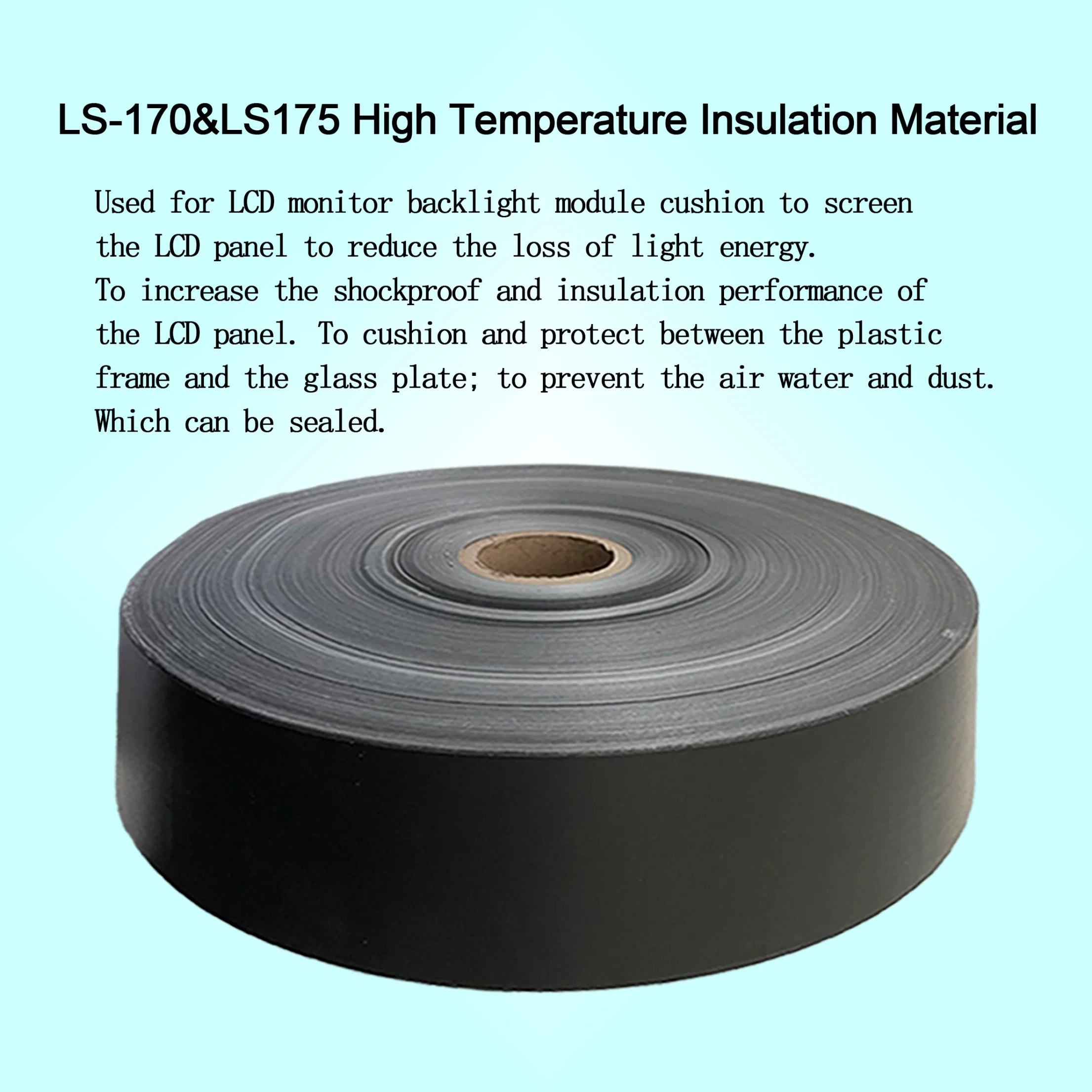 Very Good Flame Retardant, Low Smoke, Insulating Black Composite Insulating Material