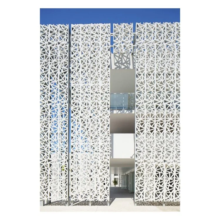 Custom Aluminum Perforated Facade Panel Curtain Wall