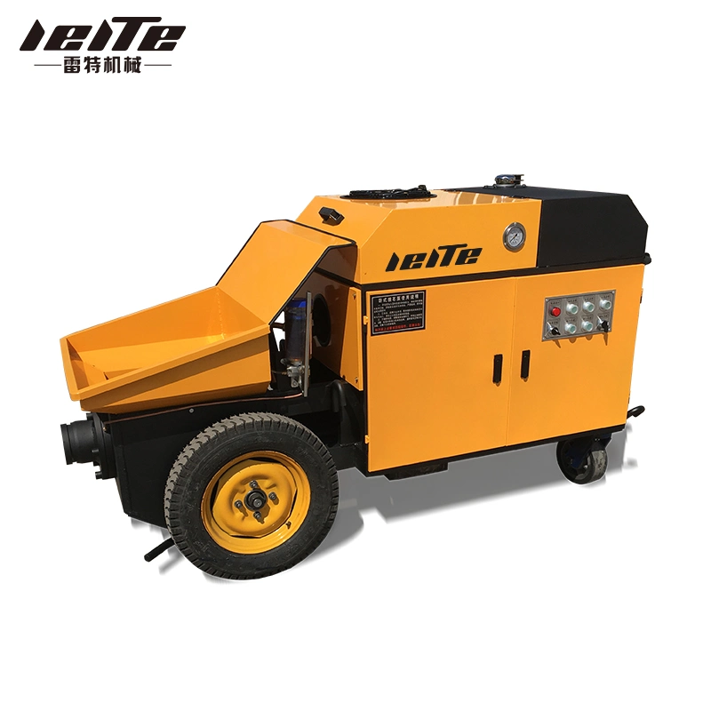 Kleine Konstruktion Portable Diesel Engine Mini Betonpumpe