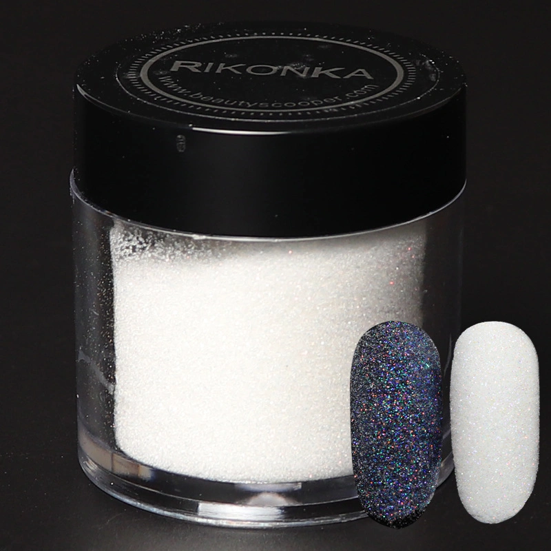 10ml Bottle Winter Nail Art Glitter Transparency DIY Nail Shine Dust Powder