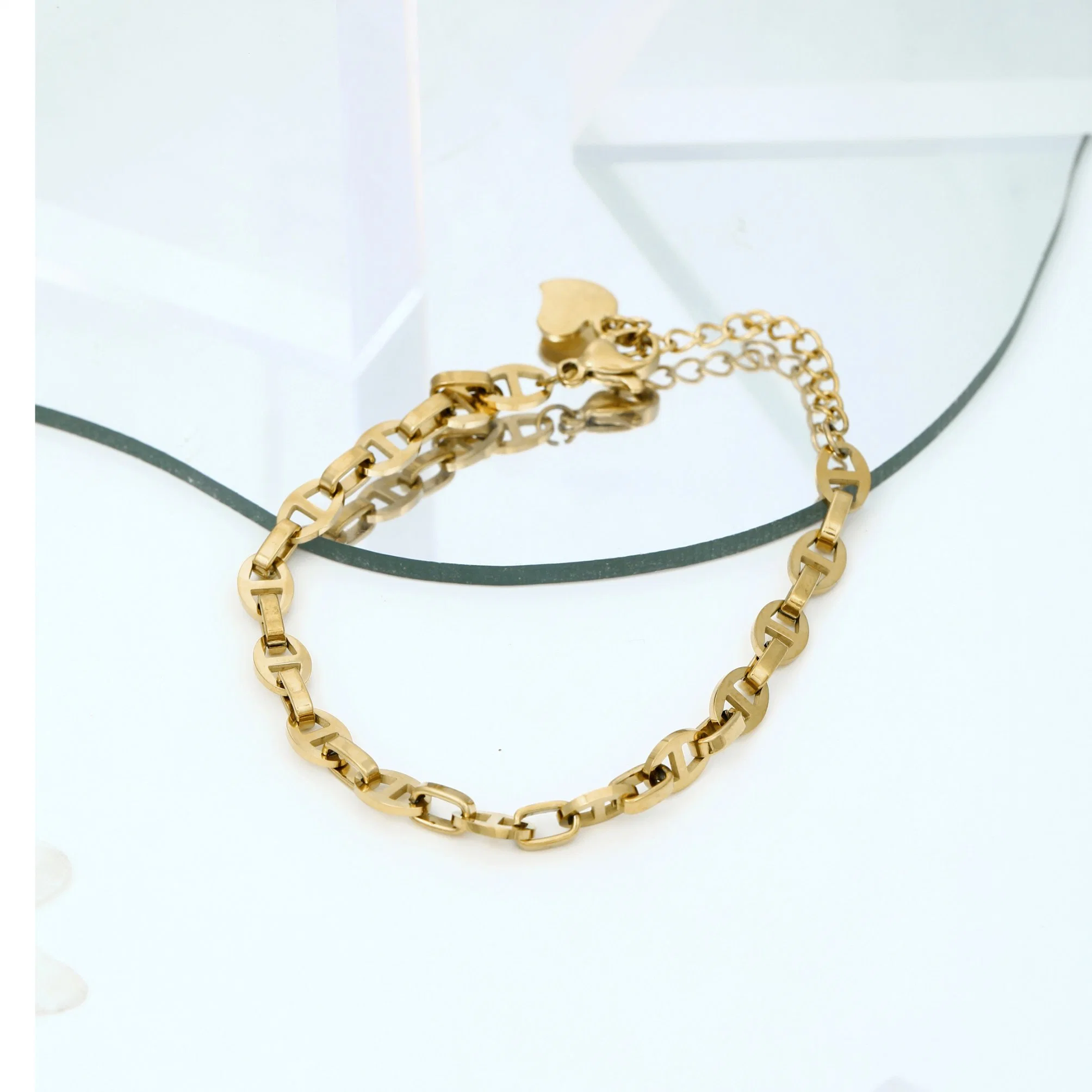 De façon inspirante personnalisé de Bijoux en acier inoxydable bracelet simple pour les femmes du brassard