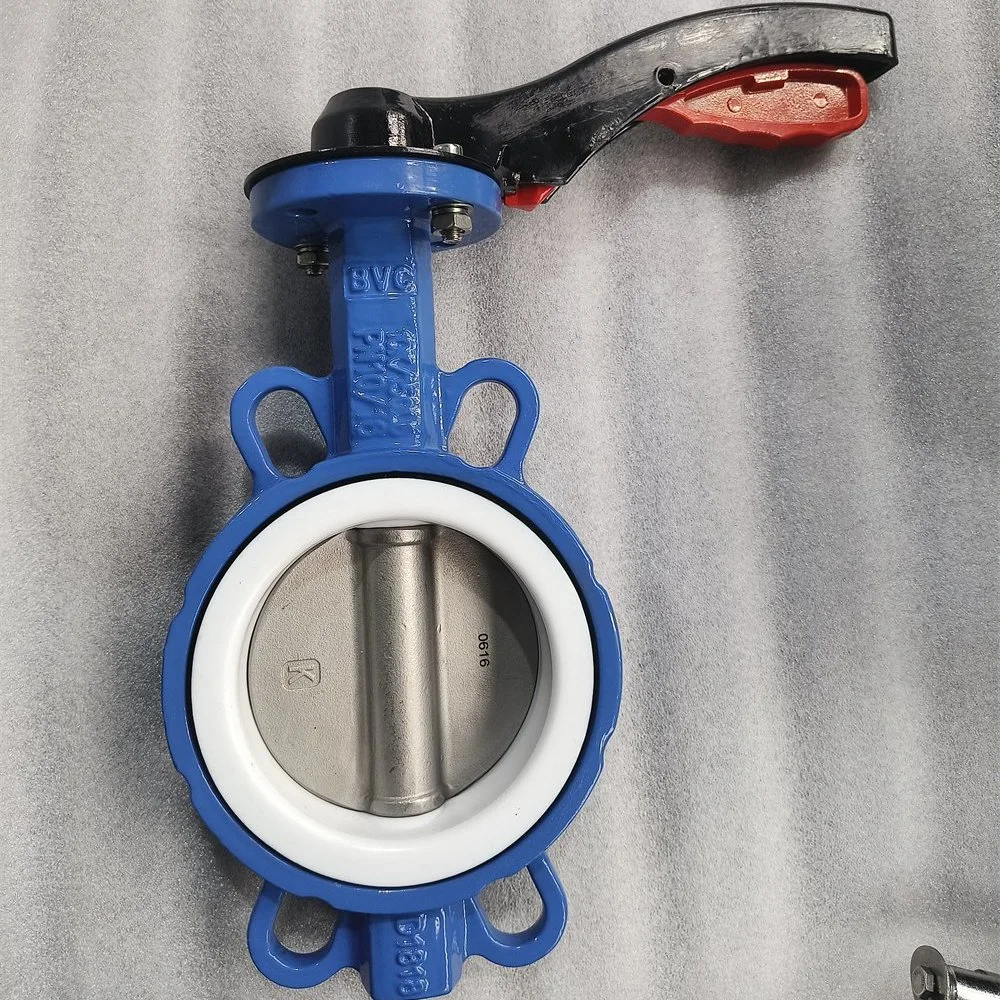 DN100 4 Inch Di Body CF8 SS304 Disc Soft Sealing Butterfly Valve