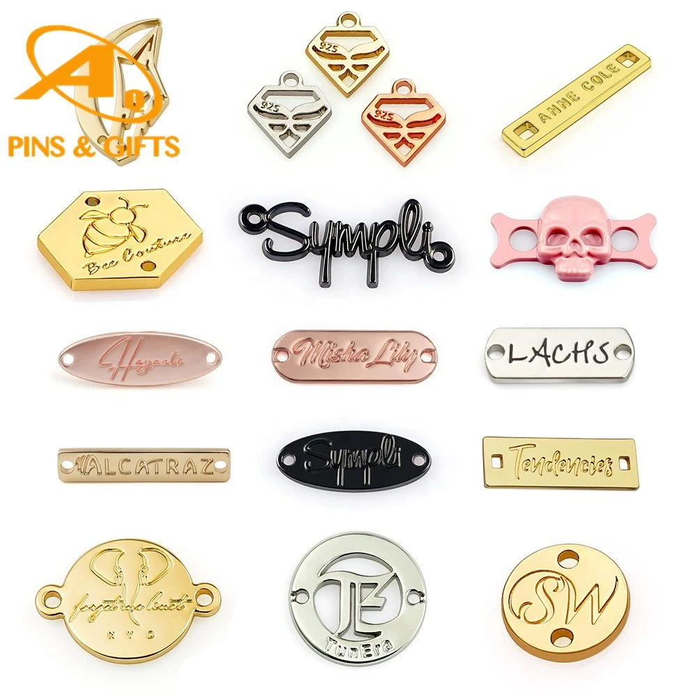 Wholesale/Supplier Custom Fashion Label with Metal Tag for Brand Logo