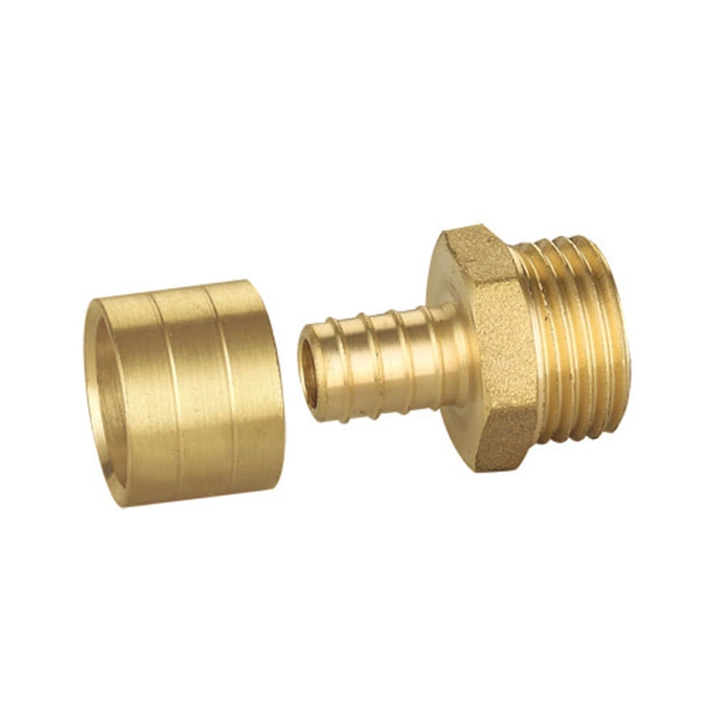 Forged Working Pressure Brass Control Flow Water Hardware Tee Connector Pipe Fittings